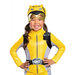 Fantasia Power Rangers Morfador Amarelo Luxo Infantil Bebê