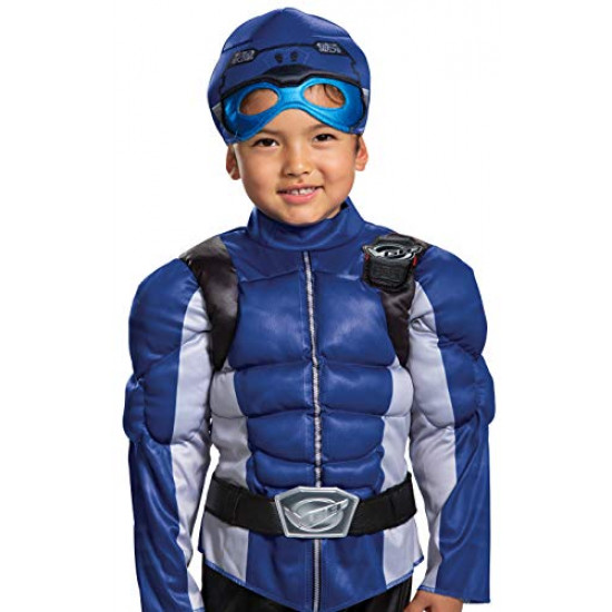 Fantasia Power Rangers Morfador Azul Luxo Infantil Bebê Fantasia Power Rangers Morfador Azul Luxo Infantil Bebê