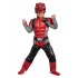 Fantasia Power Rangers Morfador Vermelho Luxo Infantil Bebê