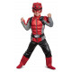 Fantasia Power Rangers Morfador Vermelho Luxo Infantil Bebê