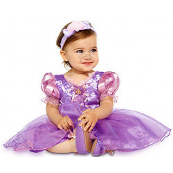 Fantasia Rapunzel Enrolados Bebê Luxo 