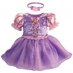 Fantasia Rapunzel Enrolados Bebê Luxo 