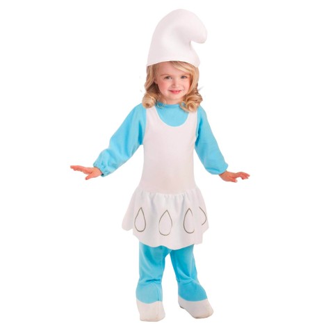 Fantasia Smurfete Infantil Bebê Fantasia Smurfete Infantil Bebê