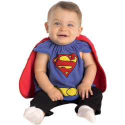 Fantasia SuperMan Super Homem Infantil Recém Nascido Bebê