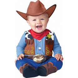 Fantasia Woody Toy Story Bebê Cowboy Luxo