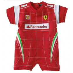 Macacão Curto Original Ferrari Bebê