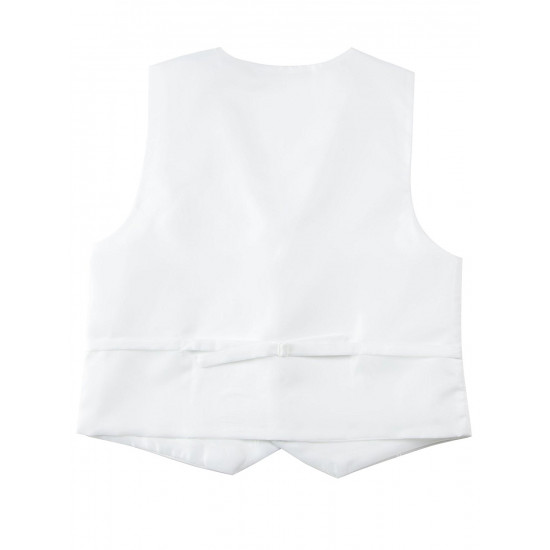 Terno Smoking Branco Bebê Luxo