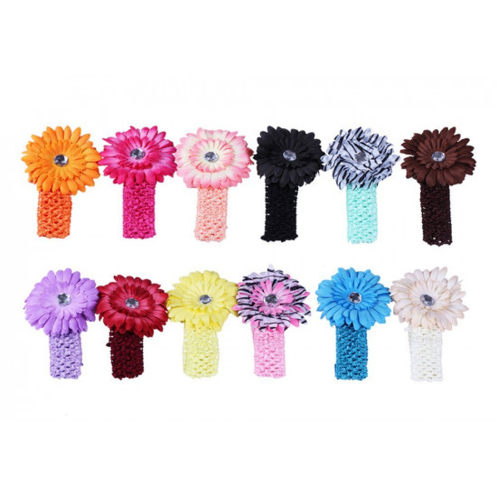 Tiaras de Flores em Cores Variadas