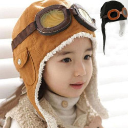 Touca Infantil de Piloto Aviador