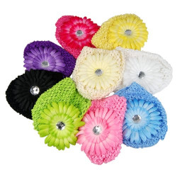 Toucas com Flores e Cores Variadas Bebês