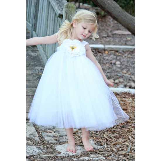 Vestido Bailarina Encantadora Branco Luxo