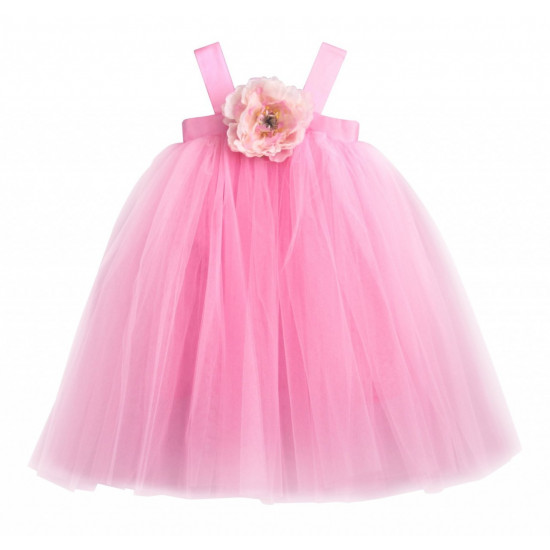 Vestido Bailarina Encantadora Rosa Luxo