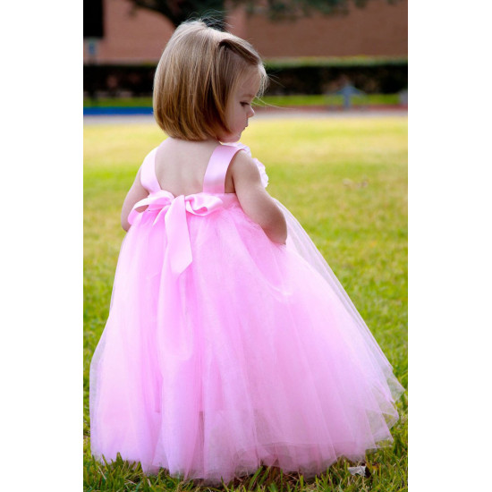 Vestido Bailarina Encantadora Rosa Luxo