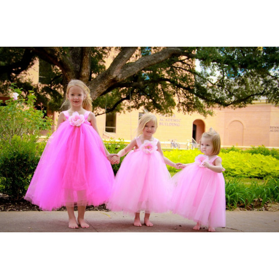 Vestido Bailarina Encantadora Rosa Luxo