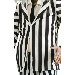 Fantasia Beetlejuice Adulto Luxo Novo