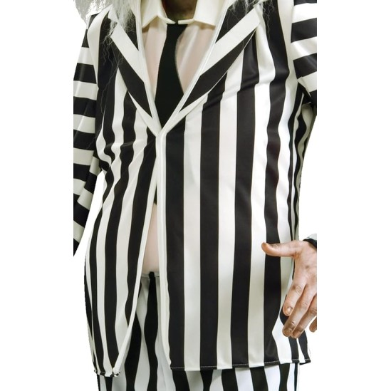 Fantasia Beetlejuice Adulto Luxo Novo Fantasia Beetlejuice Adulto Luxo Novo