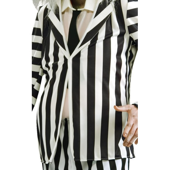 Fantasia Beetlejuice Adulto Luxo Novo Fantasia Beetlejuice Adulto Luxo Novo