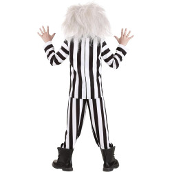 Fantasia Beetlejuice Infantil Luxo Novo