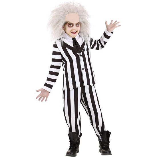 Fantasia Beetlejuice Infantil Luxo Novo Fantasia Beetlejuice Infantil Luxo Novo