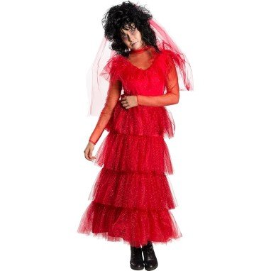 Fantasia Beetlejuice Noiva Classica Adulto Feminina Fantasia Beetlejuice Noiva Classica Adulto Feminina