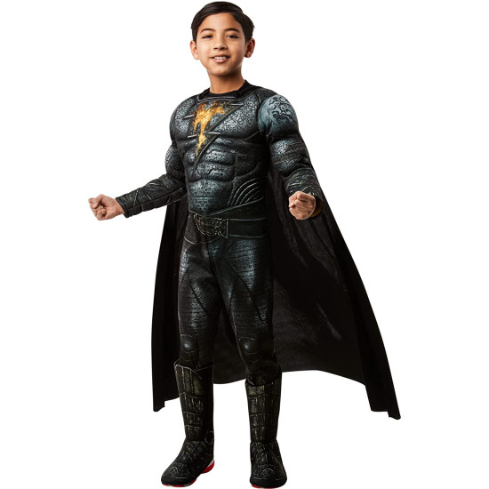 Fantasia Black Adam Infantil Luxo