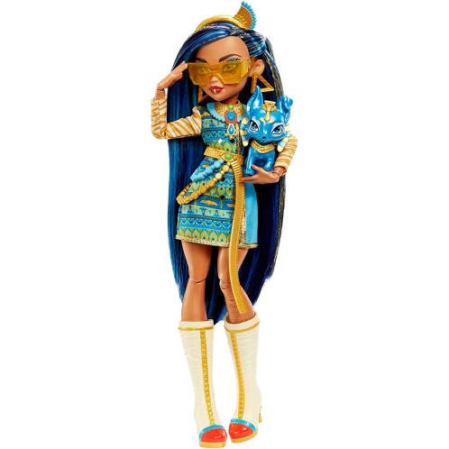 Boneca Monster High Cleo De Nile Cachorrinho Boneca Monster High Cleo De Nile Cachorrinho