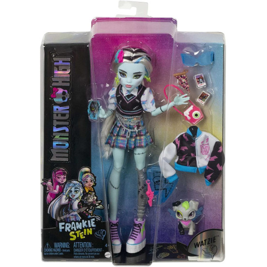 Boneca Monster High Frankie Stein Cachorrinho