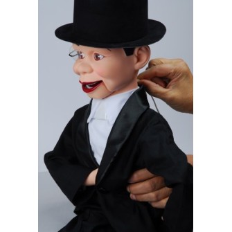 Boneco Ventríloquo Charlie McCarthy Luxo Boneco Ventríloquo Charlie McCarthy Luxo