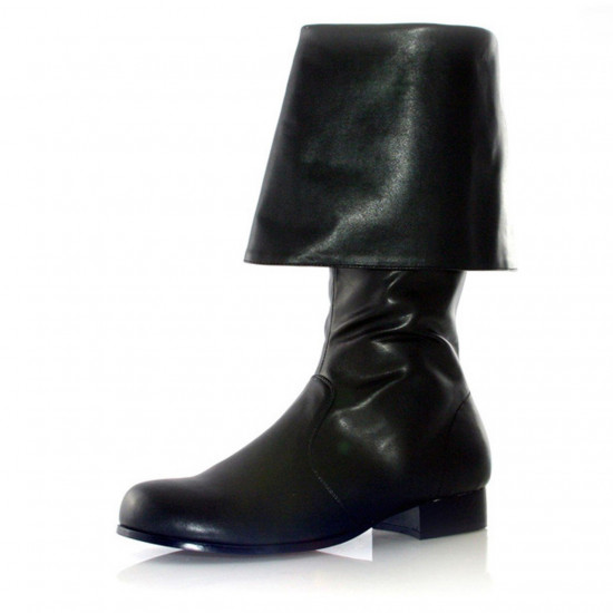 Bota Adulto Piratas Clássica Preta Bota Adulto Piratas Clássica Preta