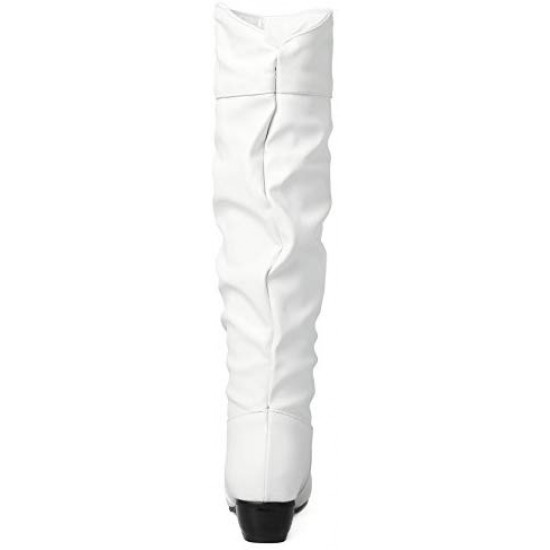 Bota Branca Adulto Saltinho Bota Branca Adulto Saltinho