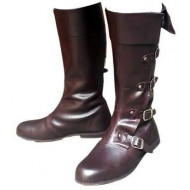 Bota de Couro Adulto Medieval