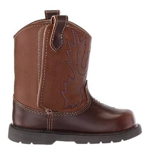 Bota de Cowboy Infantil Luxo Marrom