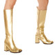 Bota Dourada Adulto Gogo Bota Dourada Adulto Gogo