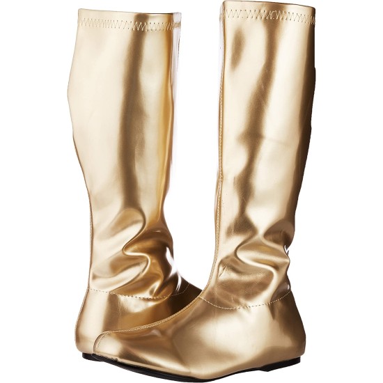 Bota Dourada Sem Salto