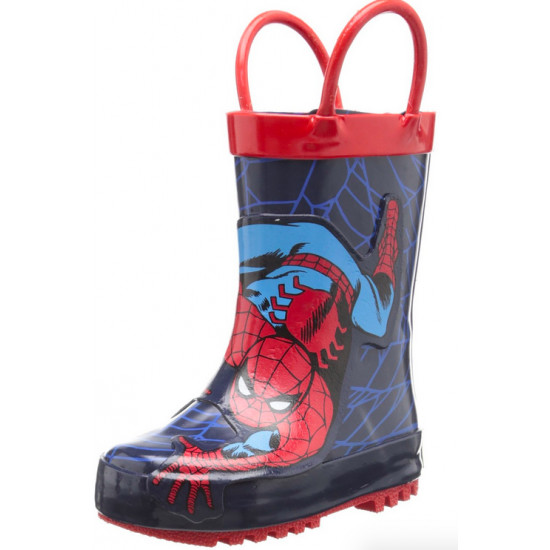 Bota Homem Aranha Borracha Infantil
