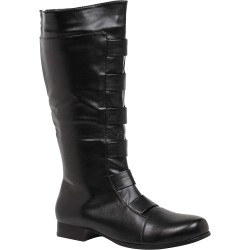 Bota Preta Adulto de Super Herói Bota Preta Adulto de Super Herói