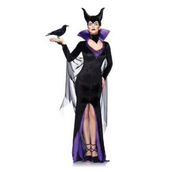 Fantasia Adulto Rainha Bruxa Malévola Clássica Fantasia Adulto Rainha Bruxa Malévola Clássica