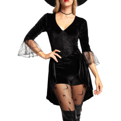 Fantasia Bruxa Negra Adulto Tipsy