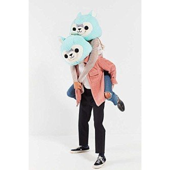 Cabeça Capacete Máscara Alpaca Pelúcia Luxo