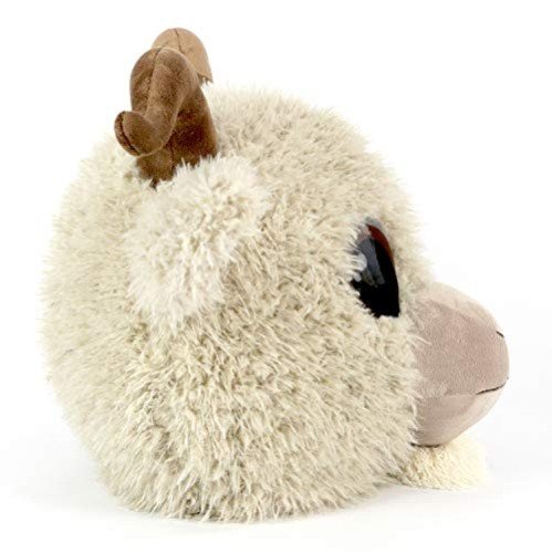 Cabeça Capacete Máscara Cabrito Pelúcia Luxo Cabeça Capacete Máscara Cabrito Pelúcia Luxo