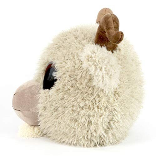 Cabeça Capacete Máscara Cabrito Pelúcia Luxo Cabeça Capacete Máscara Cabrito Pelúcia Luxo
