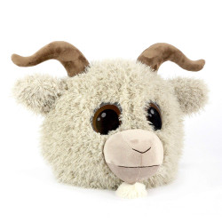 Cabeça Capacete Máscara Cabrito Pelúcia Luxo