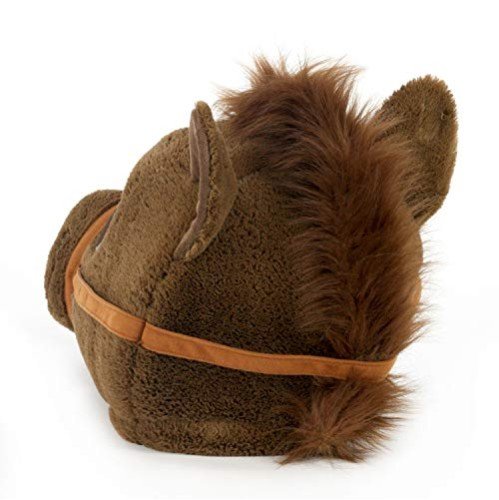 Cabeça Capacete Máscara Cavalo Pelúcia Luxo Cabeça Capacete Máscara Cavalo Pelúcia Luxo