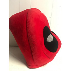 Cabeça Capacete Máscara Deadpool Pelúcia Luxo