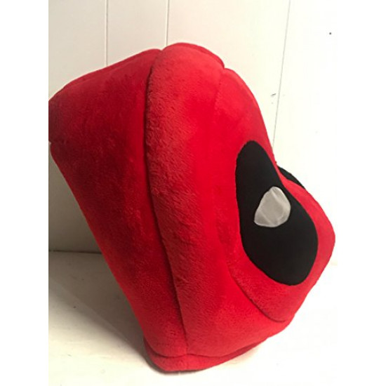 Cabeça Capacete Máscara Deadpool Pelúcia Luxo Cabeça Capacete Máscara Deadpool Pelúcia Luxo