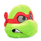 Cabeça Capacete Máscara Tartaruga Ninja Rafael Pelúcia Luxo Cabeça Capacete Máscara Tartaruga Ninja Rafael Pelúcia Luxo