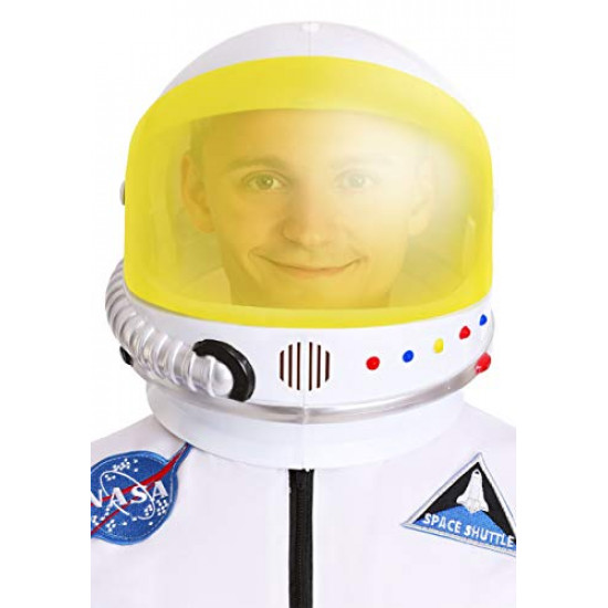 Capacete Astronauta Infantil Luxo Amarelo Capacete Astronauta Infantil Luxo Amarelo