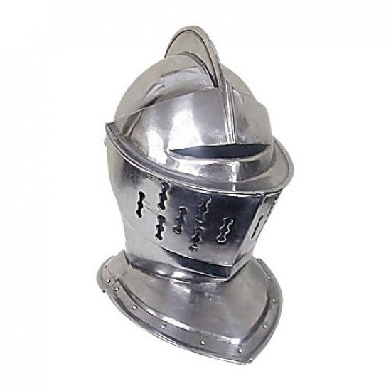 Capacete Cavaleiro Medieval de Metal Capacete Cavaleiro Medieval de Metal