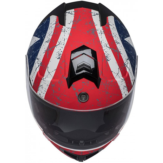 Capacete do Capitão América Motoqueiro