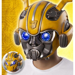 Capacete Máscara Transformers Bumblebee Eletrônico